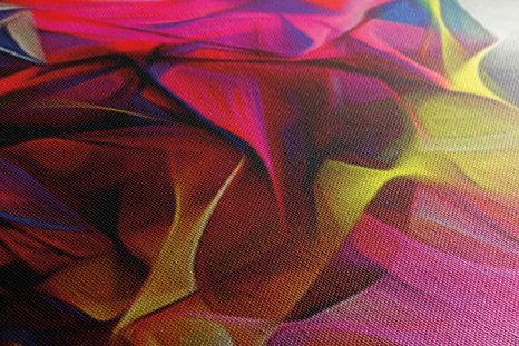 OBRAZ ABSTRAKCYJNY CHAOS KOLORÓW - OBRAZY ABSTRAKCYJNE - OBRAZY