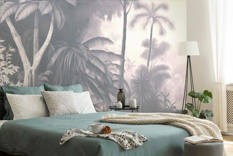 TAPETA JEMNÉ TROPICKÉ PALMY - TAPETY STROMY - TAPETY