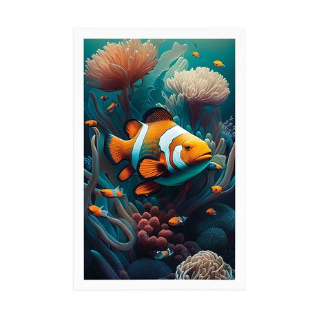 POSZTER SZÜRREÁLIS BOHÓCHAL - TENGERALATTI VILÁG - POSZTEREK