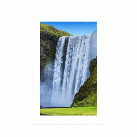 POSTER – ICONICA CASCATA IN ISLANDA - NATURA - POSTER