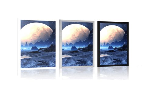 PLAKÁT FANTASY ZEMĚ - VESMÍR A HVĚZDY - PLAKÁTY