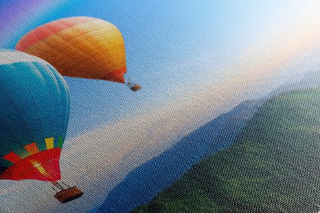 OBRAZ DOBRODRUŽNÉ BALÓNY - OBRAZY PŘÍRODY A KRAJINY - OBRAZY