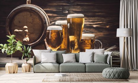 SELBSTKLEBENDE FOTOTAPETE BIERFEST - SELBSTKLEBENDE TAPETEN - TAPETEN