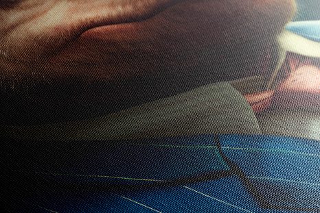 WANDBILD TIERISCHER GANGSTER SCHWEIN - WANDBILDER TIERISCHE GANGSTER - BILDER