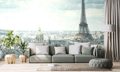 CARTA DA PARATI – PARIGI INVERNALE - CARTA DA PARATI CITTÀ - CARTA DA PARATI