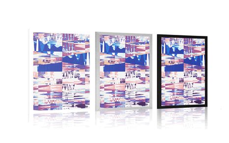 PLAGÁT GEOMETRICKÉ VZORY - ABSTRAKTNÉ A VZOROVANÉ - PLAGÁTY