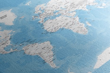 TABLOU HARTA LUMII ELEGANTĂ - TABLOURI CU HĂRȚI - TABLOURI