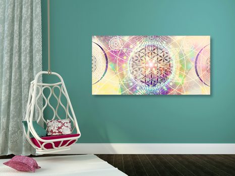 TABLOU MANDALA INTERESANT - TABLOURI FENG SHUI - TABLOURI