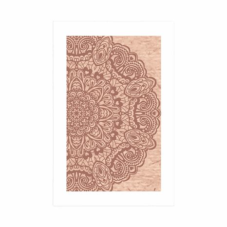 POSTER – MANDALA FLOREALE - FENG SHUI - POSTER