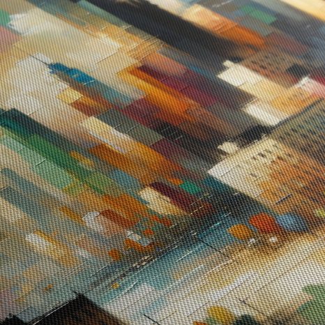 SLIKA MODERNA URBANA KRAJINA - SLIKE GRADOVA - SLIKE