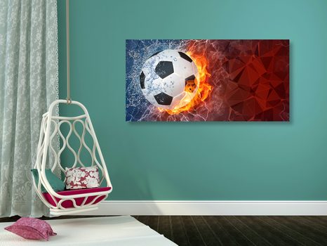 OBRAZ FOTBALOVÝ MÍČ - ABSTRAKTNÍ OBRAZY - OBRAZY