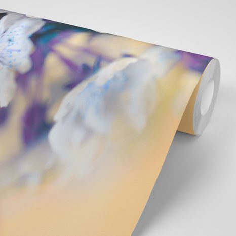 SAMOLEPÍCÍ FOTOTAPETA KVETOUCÍ VĚTVIČKA TŘEŠNĚ - SAMOLEPÍCÍ TAPETY - TAPETY