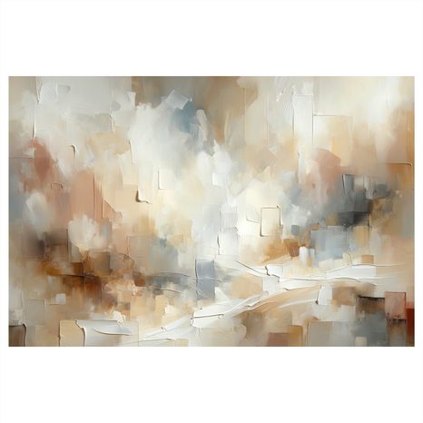 KÉP FINOM BÉZS ABSZTRAKCIÓ - ABSZTRAKT KÉPEK - KÉPEK