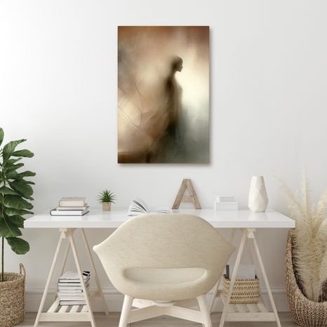 WANDBILD ÄTHERISCHE GESTALT IM LICHT - WANDBILDER FRAUEN - BILDER