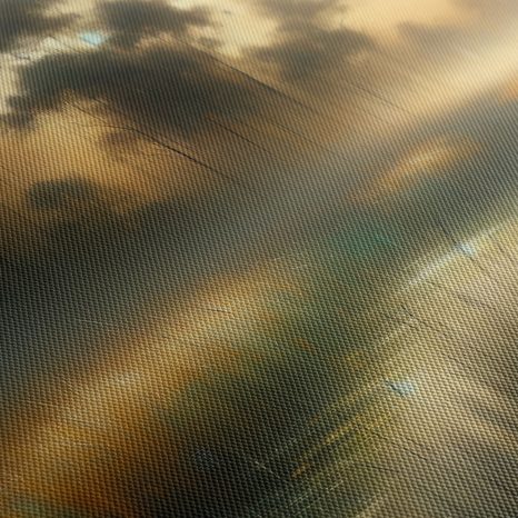 OBRAZ PODZIMNÍ MLHA - OBRAZY POLE A LOUKY - OBRAZY