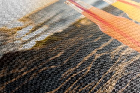 OBRAZ OSVĚŽUJÍCÍ NÁPOJ NA PLÁŽI - OBRAZY ZÁTIŠÍ - OBRAZY