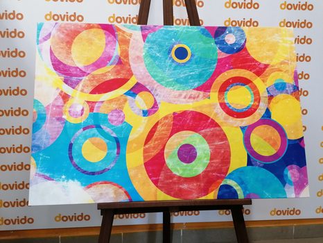 ΕΙΚΌΝΑ ΚΎΚΛΟΥΣ ΓΕΜΆΤΟΥΣ ΧΡΏΜΑΤΑ - ΠΊΝΑΚΕΣ ΠΟΠ ΑΡΤ - ΠΊΝΑΚΕΣ