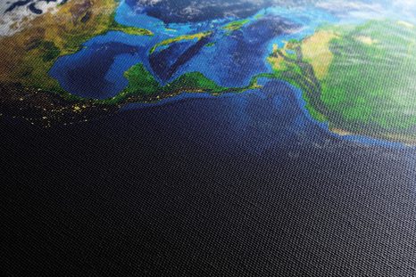 OBRAZ MODRÁ PLANETA ZEMĚ - OBRAZY VESMÍRU A HVĚZD - OBRAZY