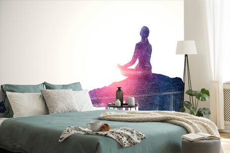 TAPETA MEDITACE ŽENY - TAPETY FENG SHUI - TAPETY