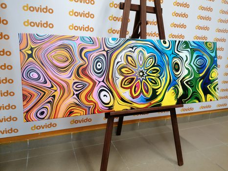 КАРТИНА НА ПЛАТНО – КРЕАТИВНО ЦВЕТНО ИЗКУСТВО - АБСТРАКТНИ КАРТИНИ - КАРТИНИ