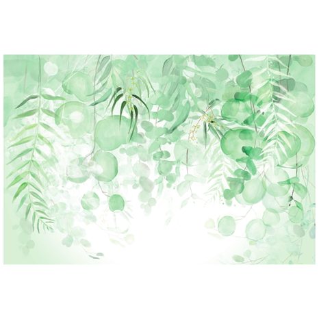 WALLPAPER FINE GREEN LEAVES - WALLPAPERS NATURE - WALLPAPERS