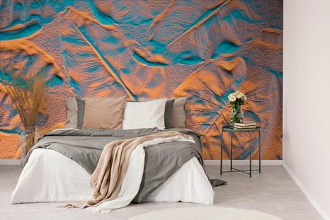 SAMOLEPÍCÍ TAPETA TEXTURA LISTŮ NA PÍSEČNÉ PLÁŽI - SAMOLEPÍCÍ TAPETY - TAPETY