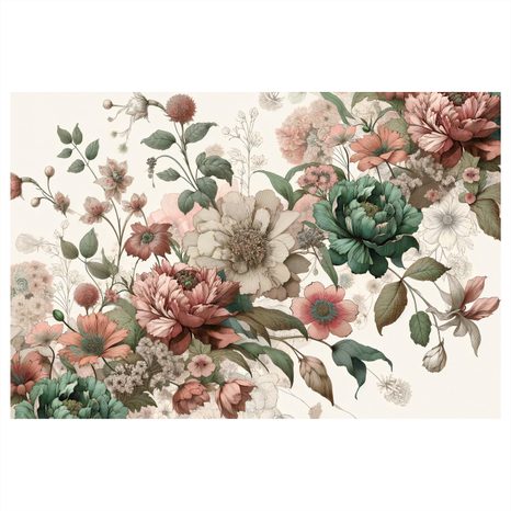 TABLEAU SUR TOILE – FLEURS DOUCES EN TONS PASTEL - TABLEAUX - 🔥 VENTE TOTALE