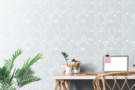 TAPETA VTÁČIKY NA LÚKE - TAPETY ZVIERATÁ - TAPETY