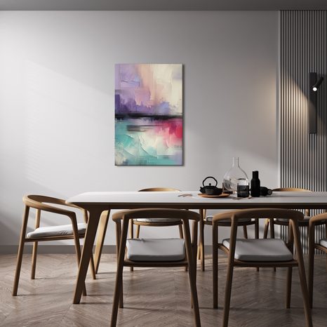 OBRAZ PASTELOVÉ SNY NA PLÁTNĚ - ABSTRAKTNÍ OBRAZY - OBRAZY