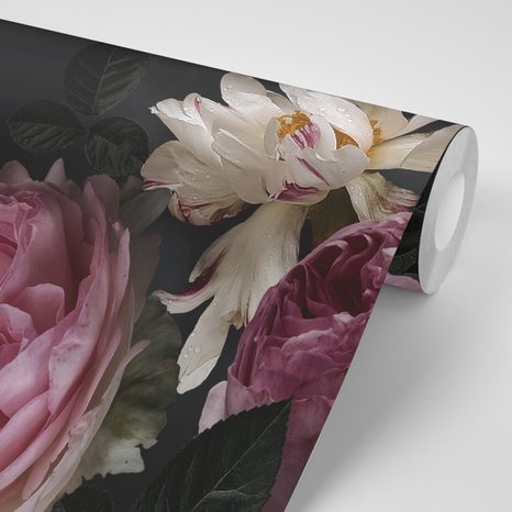 ÖNTAPADÓ FOTÓTAPÉTA VIRÁGCSOKOR RÉSZLETES NÉZETBEN - TAPÉTÁK - 🔥 TELJES KIÁRUSÍTÁS