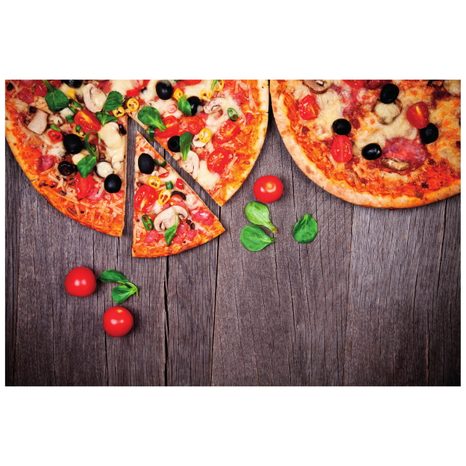 SAMOLEPÍCÍ FOTOTAPETA PIZZA - SAMOLEPÍCÍ TAPETY - TAPETY