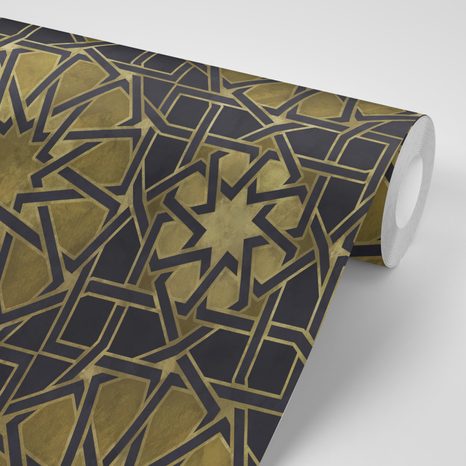 TAPETE ORIENTALISCHES MOSAIK - TAPETEN MIT FENG SHUI-MOTIVEN - TAPETEN