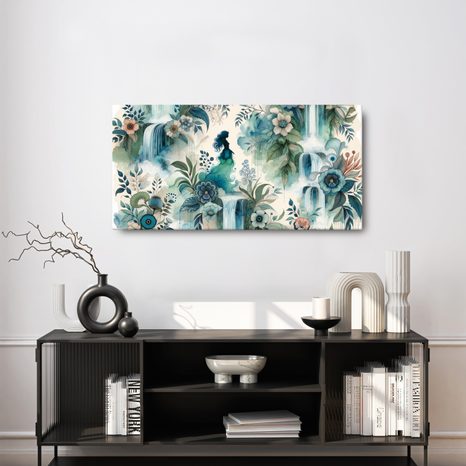 OBRAZ TAJEMNÁ DÍVKA V LESE - PICTURES OF WOMEN - PICTURES