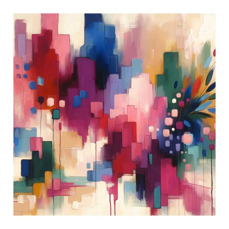 OBRAZ KVĚTINY V MODERNÍ ABSTRAKCI - ABSTRAKTNÍ OBRAZY - OBRAZY