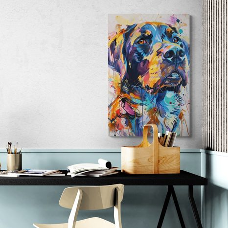 KÉP KUTYA FESTMÉNY UTÁNZATA - KUTYÁS KÉPEK - KÉPEK