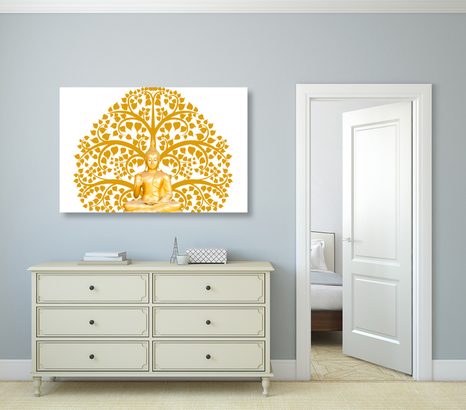 KÉP BUDDHA ÉLETFA ELŐTT - ÉLETFÁK KÉPEK - KÉPEK