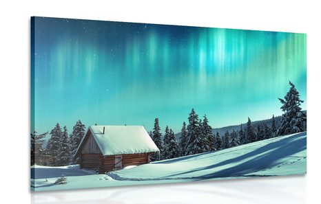 CANVAS PRINT FAIRY TALE WINTER LANDSCAPE - PICTURES - 🔥 TOTAL SALE 🔥
