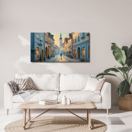 OBRAZ HISTORICKÁ MĚSTSKÁ ULICE - OBRAZY MĚSTA - OBRAZY