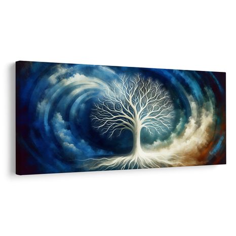 OBRAZ STROM ŽIVOTA V BOUŘLIVÉ KRAJINĚ - OBRAZY STROMY ŽIVOTA - OBRAZY