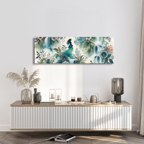 SLIKA VILINSKA POKRAJINA Z VODO - SLIKE ŽENSKE - SLIKE