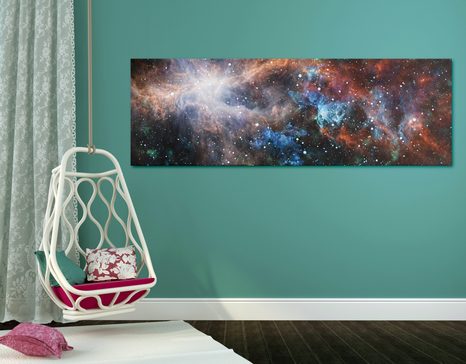 КАРТИНА НА ПЛАТНО – БЕЗКРАЙНА ГАЛАКТИКА - КАРТИНИ НА КОСМОСА И ЗВЕЗДИТЕ - КАРТИНИ