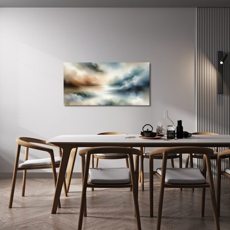 WANDBILD ZARTE TÖNE DER LANDSCHAFT - BILDER SEEN - BILDER