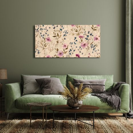 WANDBILD NATÜRLICHE ELEGANZ DER BLUMEN - BILDER BLUMEN - BILDER