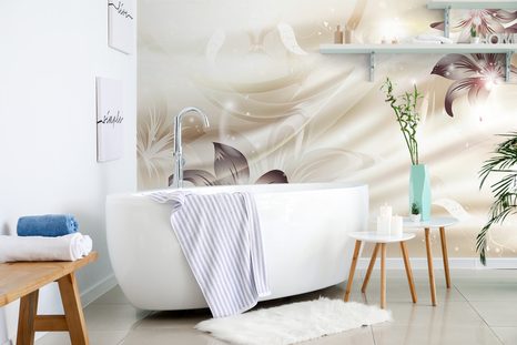 WALLPAPER BLOOMING PLEASURE - WALLPAPERS LILIES - WALLPAPERS