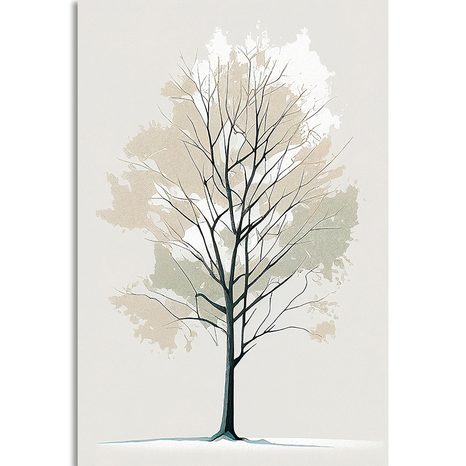 OBRAZ MINIMALISTICKÝ STROM - OBRAZY STROMY A LISTY - OBRAZY