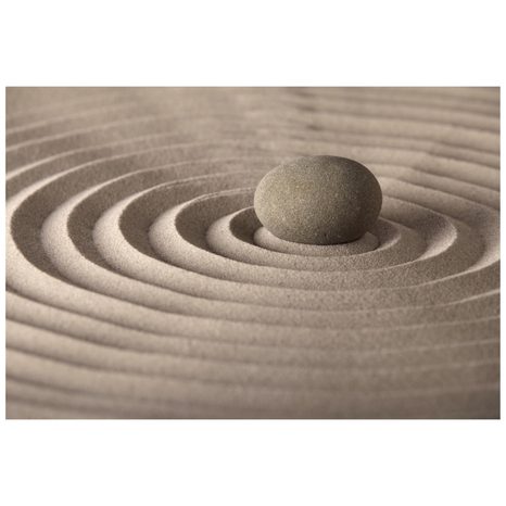 FOTOTAPETE STEIN ZUM ENTSPANNEN - TAPETEN MIT FENG SHUI-MOTIVEN - TAPETEN