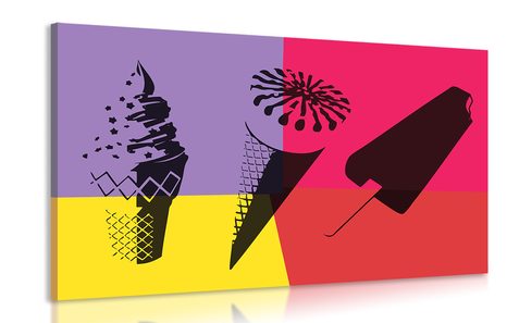 WANDBILD SOMMERLICHE POP-ART - POP-ART-BILDER - BILDER