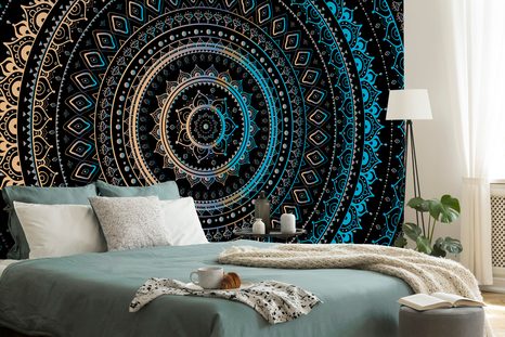 TAPETA MANDALA SE VZOREM SLUNCE - TAPETY FENG SHUI - TAPETY