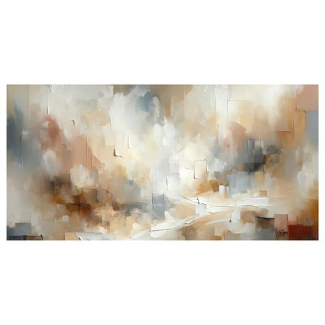 WANDBILD BEIGE ABSTRAKTE HARMONIE - ABSTRAKTE BILDER - BILDER