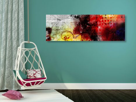 OBRAZ MODERNÍ MEDIÁLNÍ MALBA - ABSTRAKTNÍ OBRAZY - OBRAZY